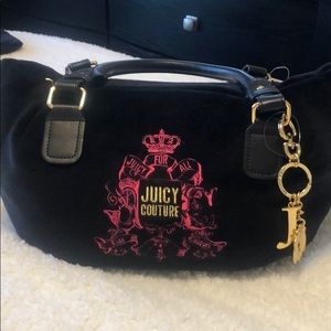 NWT Juicy Couture black handbag!